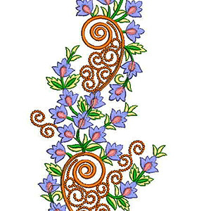 Sea Wawes Tree Embroidery Design 21703