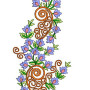 Sea Wawes Tree Embroidery Design 21703