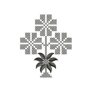 Ukraine Cross Church Embroidery Design 21783