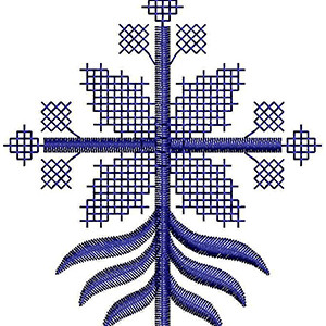 Poinsettia & Holly Cross Stitch Embroidery 21786