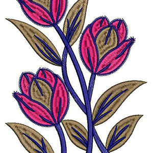Colorful Mauritius Embroidery Design 21793
