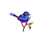 Blue Bird Embroidery Design 21879