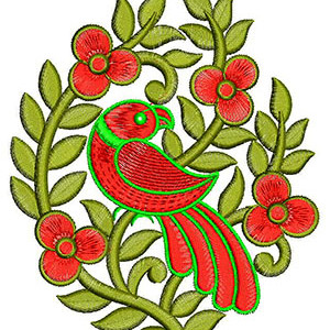 Parrot Machine Embroidery Design 21921