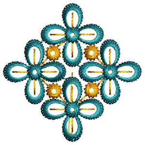 Rumba Woman Spanish Cloth Embroidery 21956