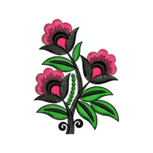 Supremely Lovely Floral Embroidery Design 21957