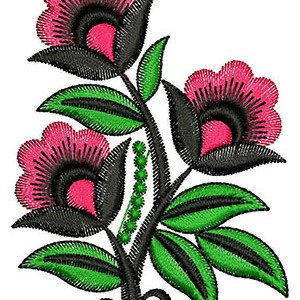 Supremely Lovely Floral Embroidery Design 21957