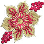 Decorative Applique Embroidery Design 21976