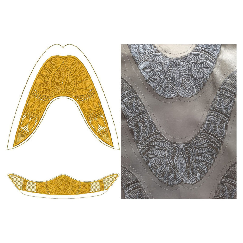 Paisley Design For Jutti Embroidery