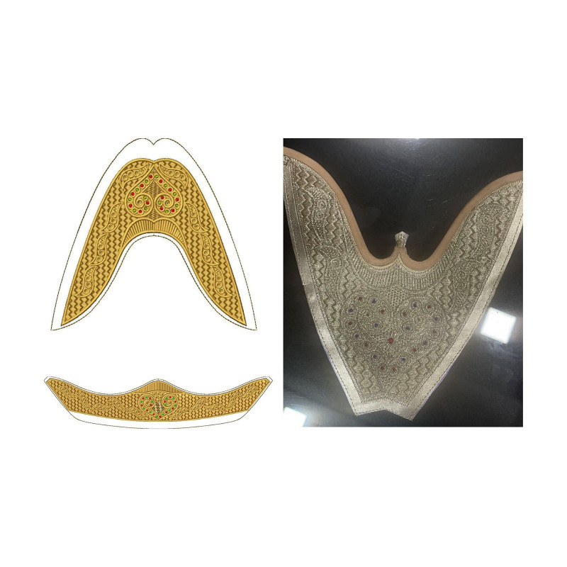 Embroidery Design For Mojari