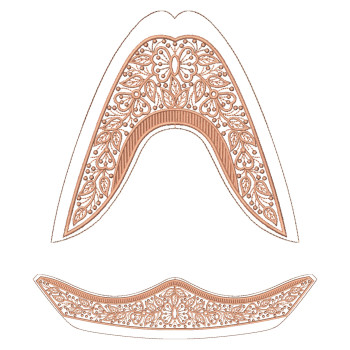 Butterfly Embroidery Jutti Design