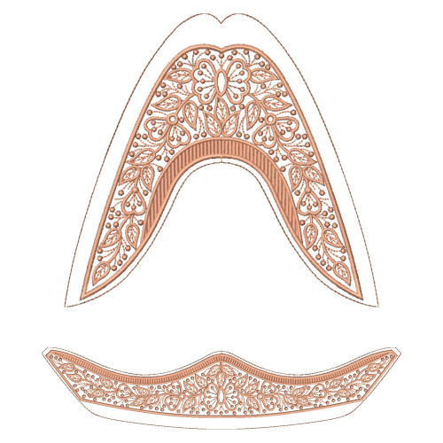 Butterfly Embroidery Jutti Design