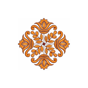  Decorative Flower Embroidery Design 22023