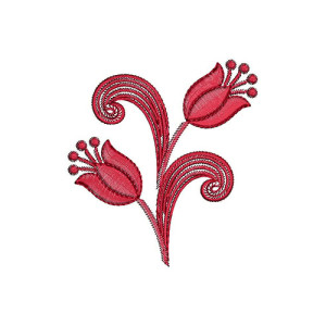 Flower Design Ceramic Embroidery Design 22024