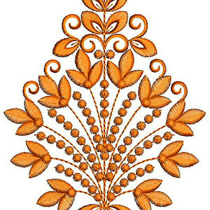 Traditional Mexican Costume Patch Embroidery Design 22025