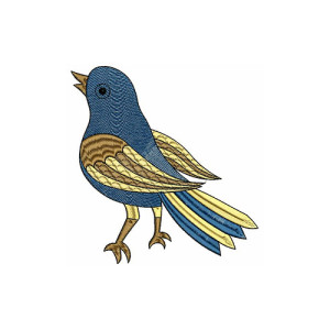 Sparrow Applique Embroidery Design 22078