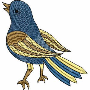 Sparrow Applique Embroidery Design 22078