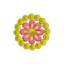 Circle Flower Embroidery Design 22123