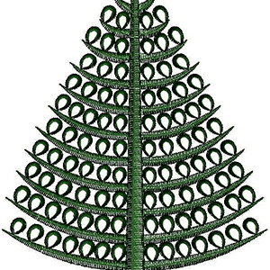Christmas Applique Embroidery Design 22197