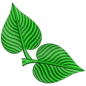 Peepal Leaf Embroidery Design 22210