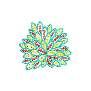 Finishing Touches Leaves Design 22306