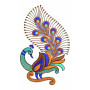 Peacock Design For Embroidery 22320