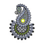 Small Paisely Embroidery Design 22323