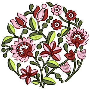 Applique Embroidery Design 22354