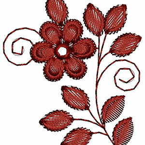 Applique Embroidery Design 22396