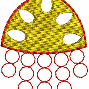 Applique Embroidery Design 22398