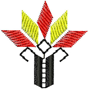 Applique Embroidery Design 22400