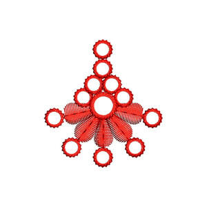 Applique Embroidery Design 22401