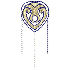 Applique Embroidery Design 22411