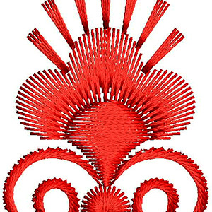 Applique Embroidery Design 22413