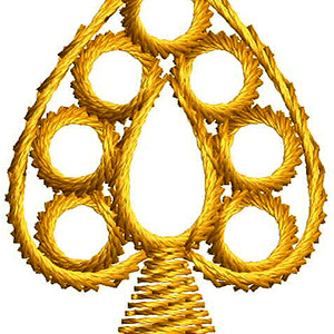 Applique Embroidery Design 22415