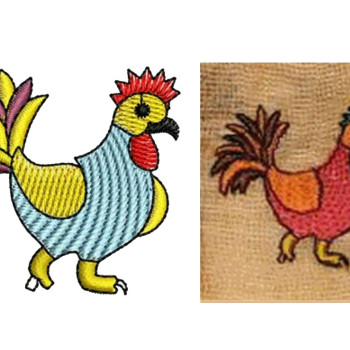 Hen Farm Embroidery Design 22439