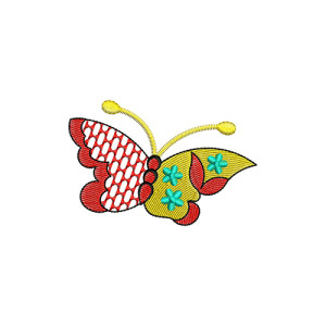 Monarch Butterfly Embroidery Design 22440