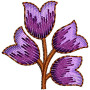Tulips Flower Embroidery Design 22469