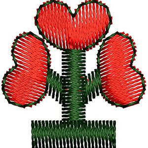 Heart Embroidery Design 22471