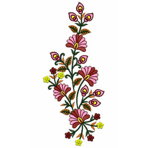 Nature And Outdoors Applique Embroidery Design 22529