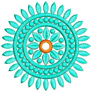 Cushion Applique Embroidery Design 22561