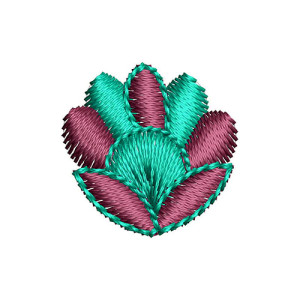 Small Applique Embroidery Design 22563