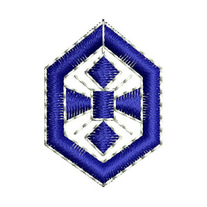 T-shirt Logo Applique Embroidery Design 22599