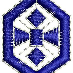 T-shirt Logo Applique Embroidery Design 22599