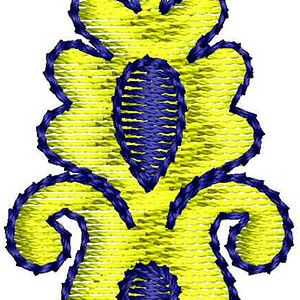 Pocket Applique Embroidery Design 22644