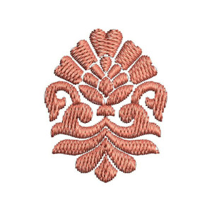 Dress Applique Embroidery Design 22684