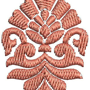 Dress Applique Embroidery Design 22684