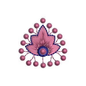 Scrappy Applique Embroidery Design 22686