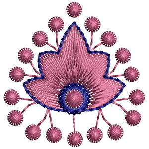 Scrappy Applique Embroidery Design 22686