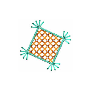 traditional Swedish pattern Embroidery Design 22693