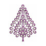 Small Tree Applique embroidery Design 22700